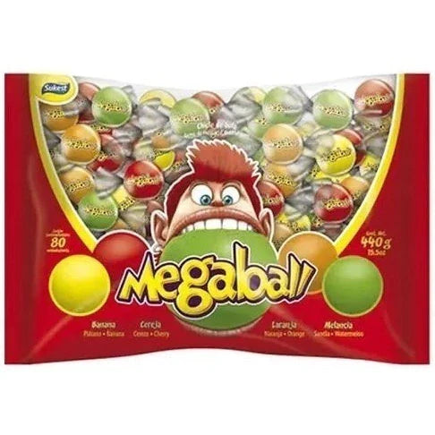 Chiclete Megaball - 80un