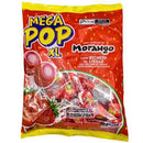 Pirulito Mega Pop XL Morango - 24un