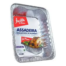 Assadeira Alumínio Facilita 3,75