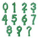 Vela Glitter Verde Quinvelas 1un