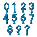 Vela Glitter Azul Quinvelas 1un