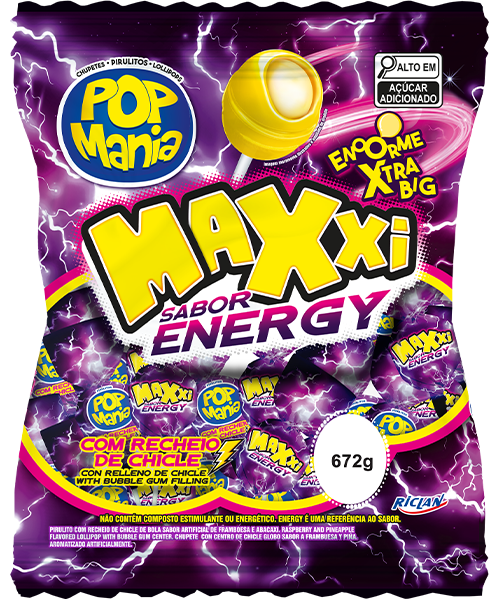 Pirulito Maxxi Energy - 24un