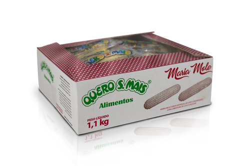 Caixa Maria Mole Embrulhada Quero Mais - 1,1Kg