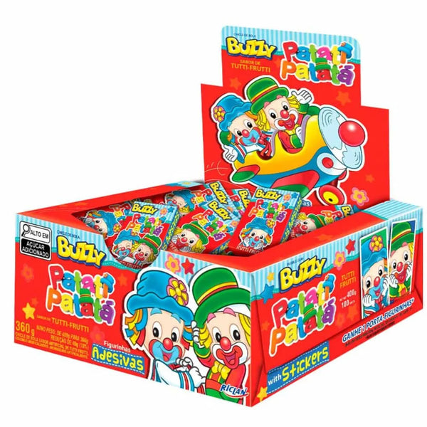 Chic. Buzzy Patati Patata Tutti Frutti com Figuras Adesivas - 360g