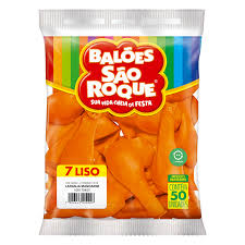 Balões São Roque N7 Liso C-50un
