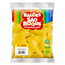 Balões São Roque N7 Liso C-50un