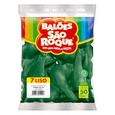 Balões São Roque N7 Liso C-50un
