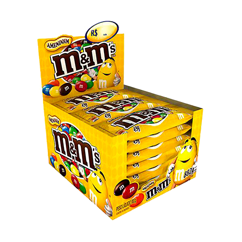 M&Ms Amendoim - 18X45g