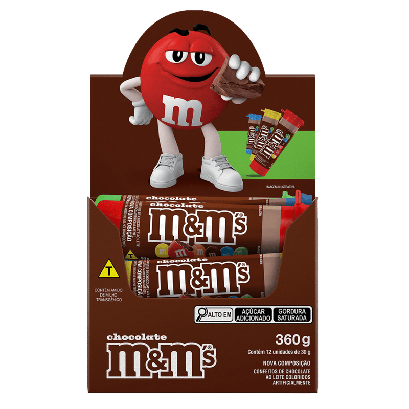 M&Ms Minis Tubo Choc - 12x30g