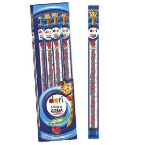 Regaliz Pescoço de Girafa Framboesa - 30un