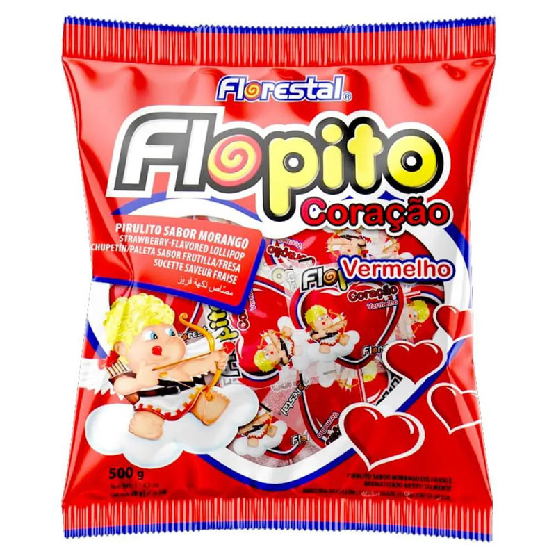 Pirulito Coracao Vermelho - 500g