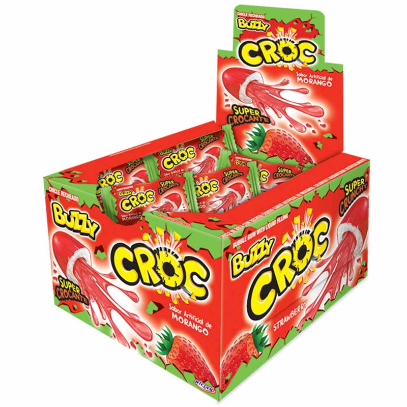 Chiclete Croc Morango - 40un